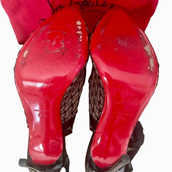 CHRISTIAN LOUBOUTIN - Directoire 100 Rete / Res Spider / Pat -GOOD CONDITION - Picture 5 of 7